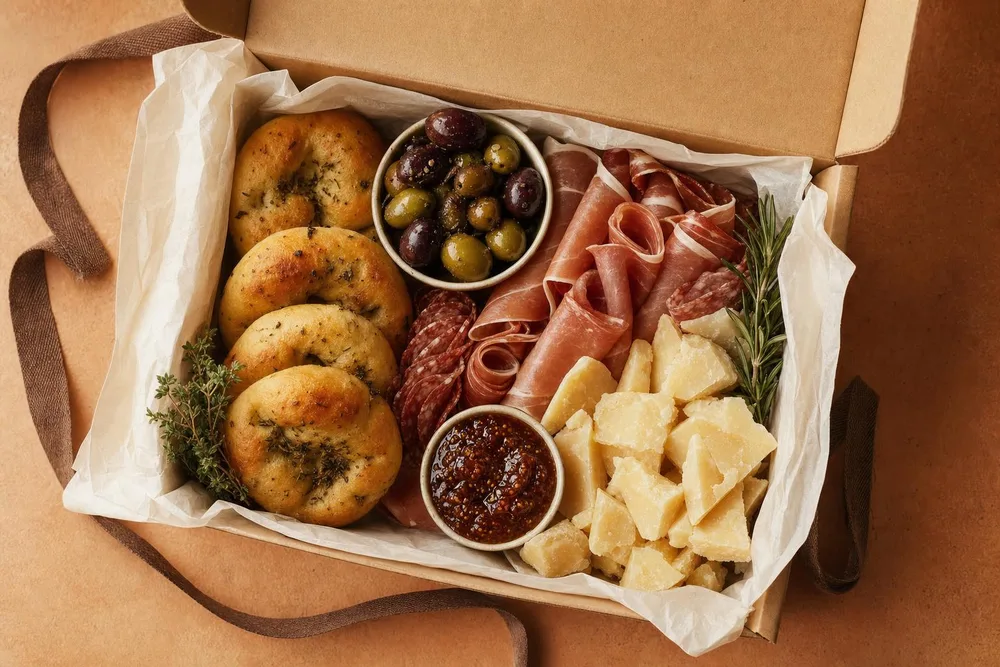 Gourmet plate i glazing box